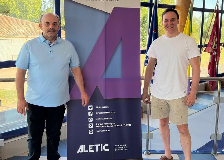 ADEI y ALETIC celebran una reunión estratégica para impulsar el ecosistema tecnológico de Castilla y León